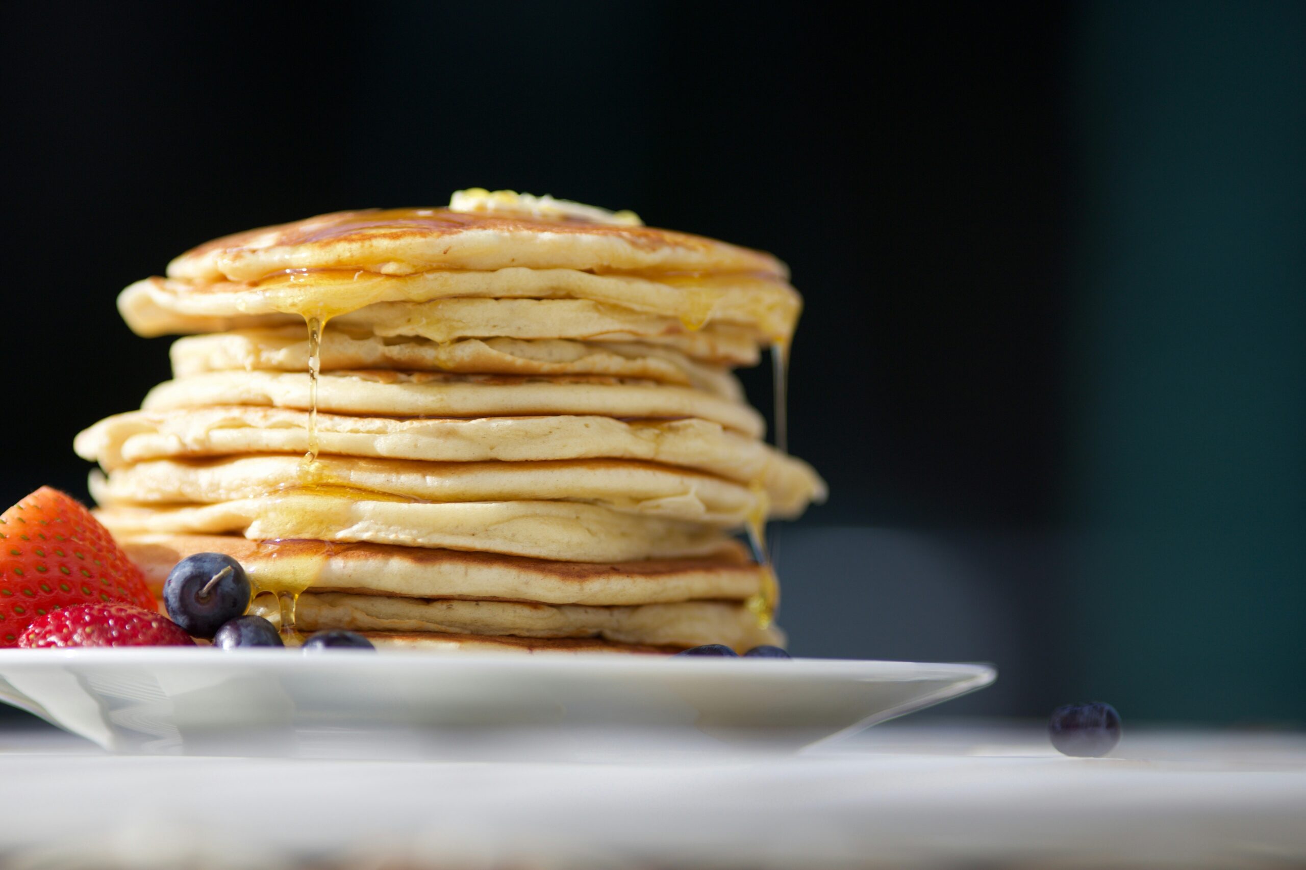 Picture of a stack of pancakes.